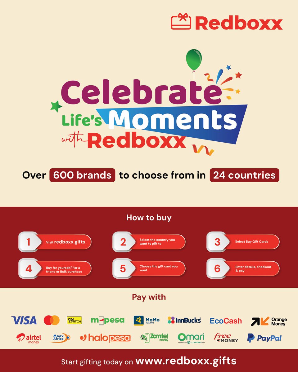 Redboxx Digital Gift Cards tweet media