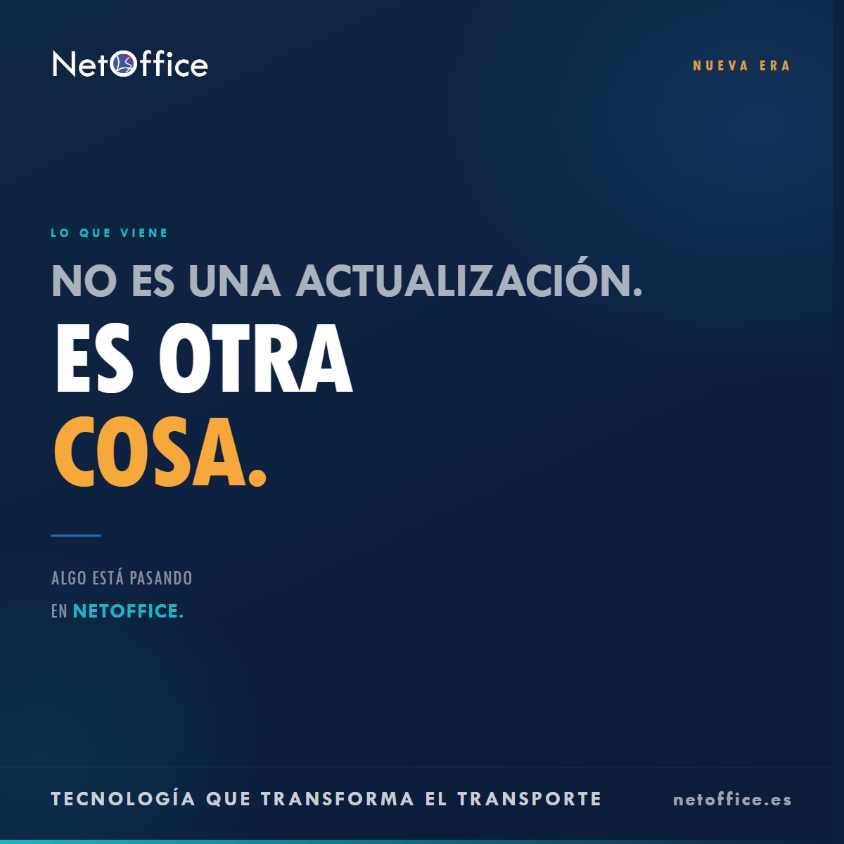 erpnetoffice's tweet photo. Llevamos tiempo trabajando en ello.
Probando, conectando, redefiniendo.

Porque lo que viene… no es una actualización.
Es otra forma de entender el transporte.

Más rápido. 
Más conectado. https://t.co/j28VAhn7Yr