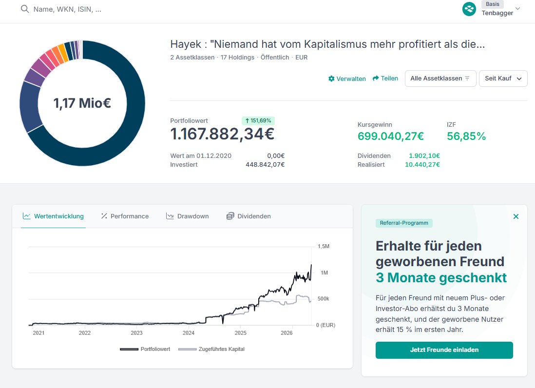Arbeiterkind Aktienmillionär tweet media