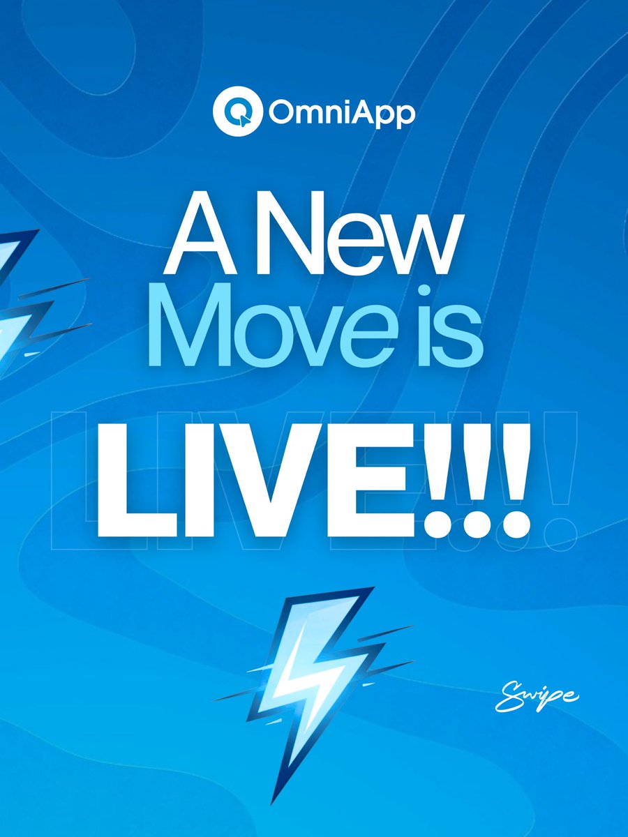 getomni_app's tweet photo. The flow just got an upgrade. ⚡️

We have officially dropped a new feature on OmniApp, and it’s all about the community. 

If you’ve been paying attention to the feed, you already know what’s up. 🤩

Let us know your best guess in the comments!

#omniapp #socialfinance #theflow https://t.co/jnkqkz3N2U