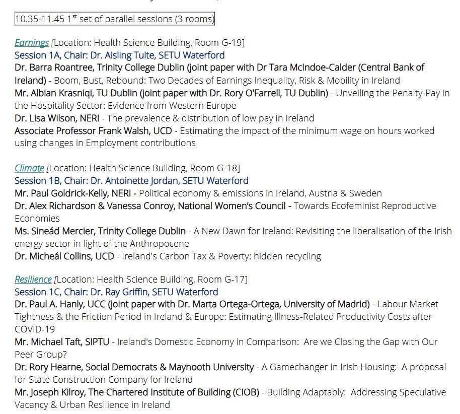 NERI_research's tweet photo. The 14th Annual NERI Labour Market Conference takes place in SETU Waterford on 22 May from 10am - 5pm.  The morning session will have presentations on Earnings, Climate &amp; Resilience. Full details here -  https://t.co/PQeOMMgKEm @setuatbusiness @ciarannugent https://t.co/S2DBZPqj7O