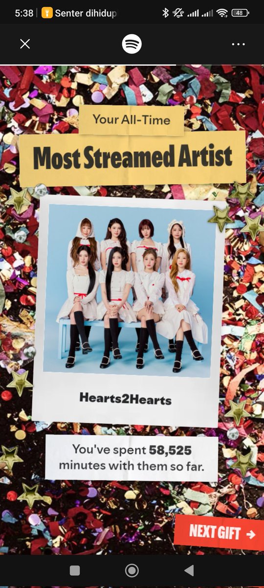 AkanTVCenter's tweet photo. My All-Time Top Songs &amp; Most Streamed Artist on Spotify

#Hearts2Hearts https://t.co/ooygWhR82O