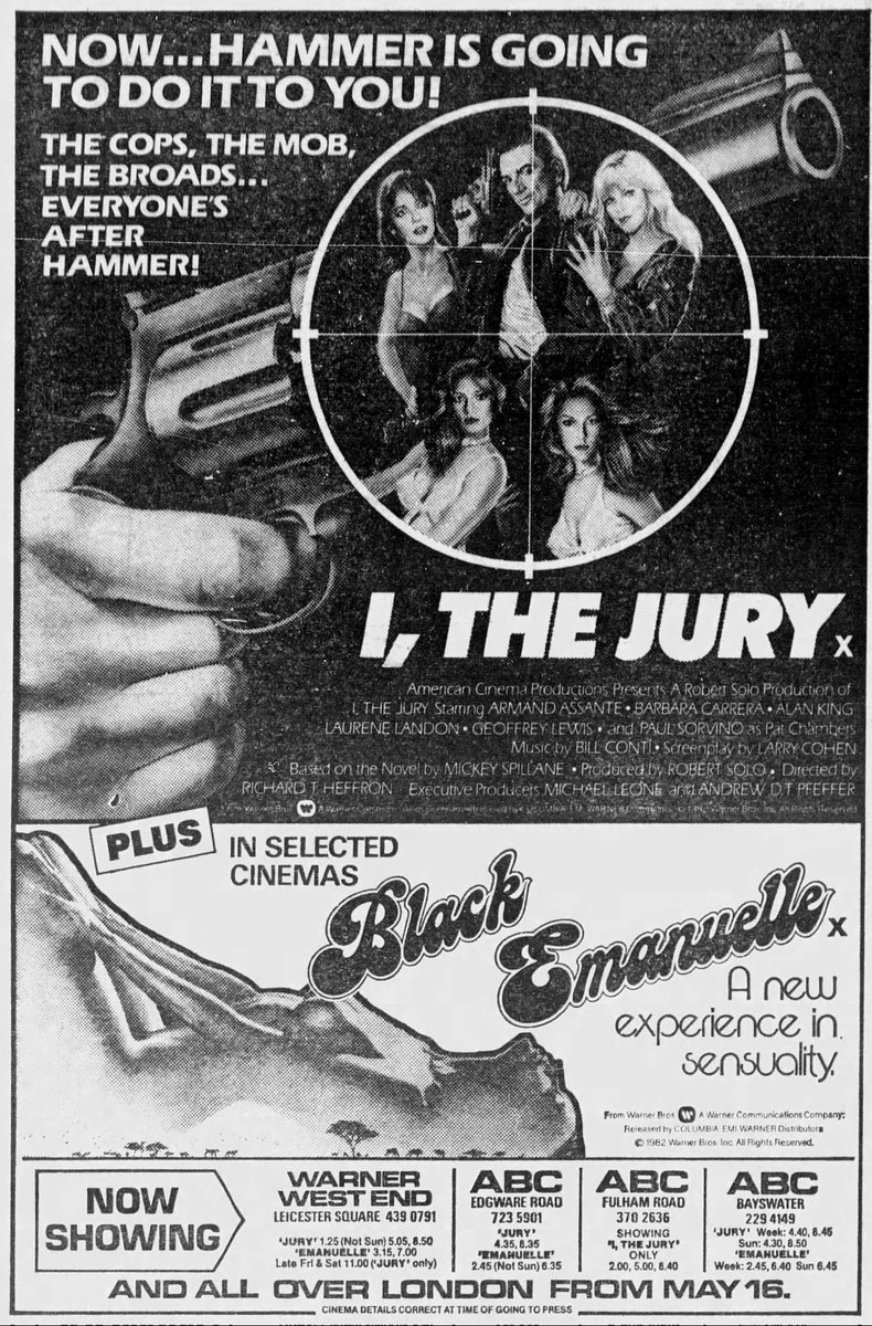 I, THE JURY was twinned with BLACK EMANUELLE on this day, May 13th