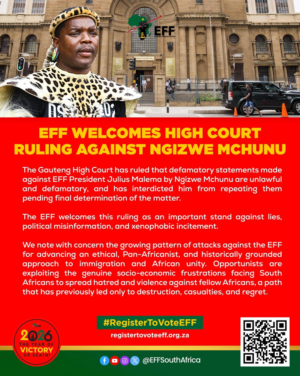Economic Freedom Fighters tweet media