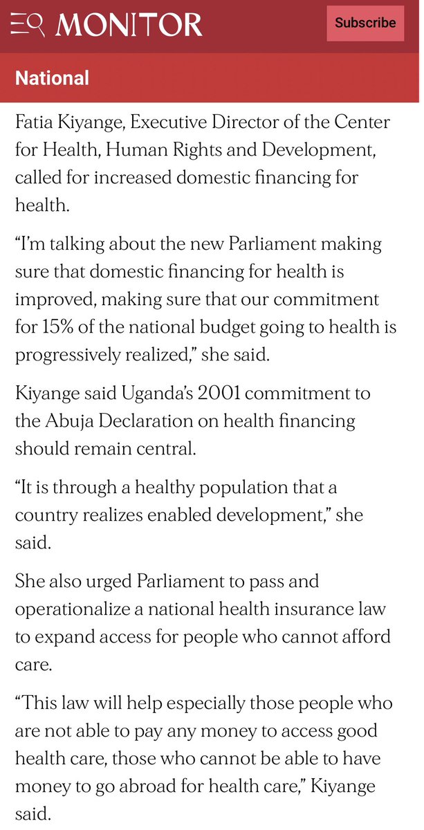 CEHURD Uganda tweet media