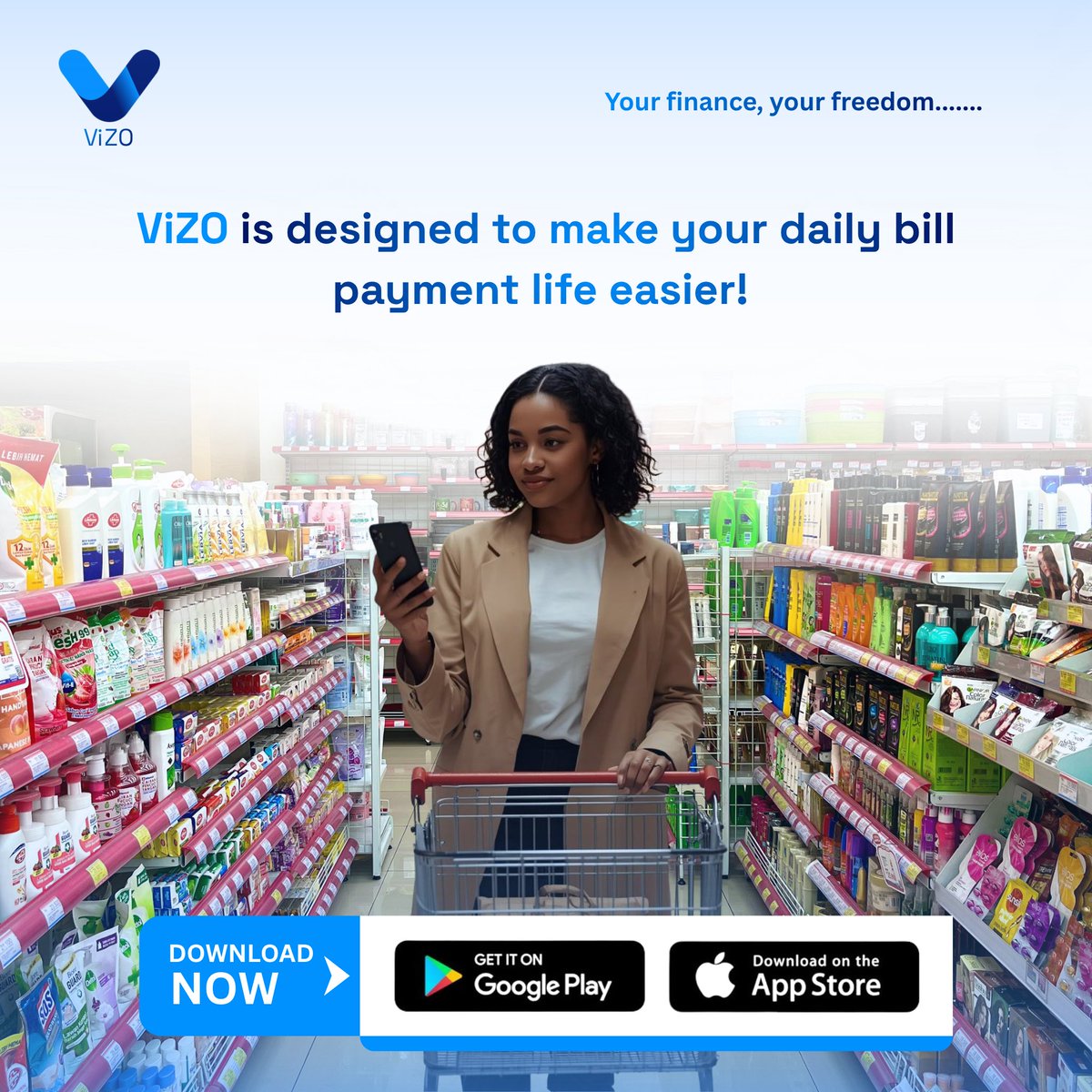 vizo_app's tweet photo. Bills shouldn’t feel stressful!

With ViZO, your daily payments become faster, smoother, and easier,  giving you more freedom to focus on life, not payment stress.

Your finance • Your freedom. 

Download ViZO today and experience smarter digital payments. https://t.co/hiNL5yq9Cu