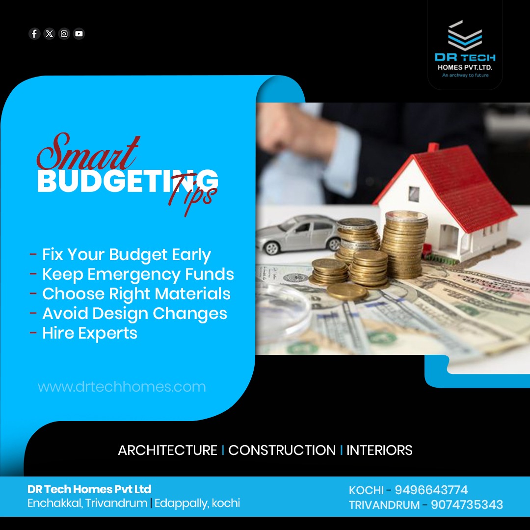drtechhomes's tweet photo. Smart budgeting is the foundation of a successful dream home 🏡
Plan wisely, choose quality, and build with confidence alongside DR Tech Homes.

📍 Trivandrum | Kochi
🌐 https://t.co/Dorez7fnUF

#DRTechHomes #SmartConstruction #DreamHome #HomePlanning #KeralaBuilders https://t.co/gYZYAxP6sl