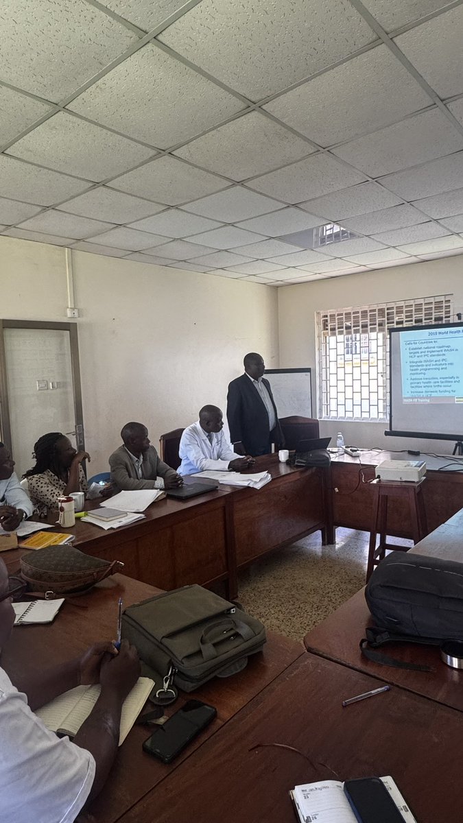 Azure_Passant's tweet photo. ONGOING: Training on Water, Sanitation and Hygiene (WASH) implementation being conducted by the Public Health Dept. led by Dr. Kabona Anna and Mr Muganda Ayub supported by @KOFIH Uganda. The training was graced by our Senior Executive Consultant Dr. @Yayialfred https://t.co/cYRwtG6utM