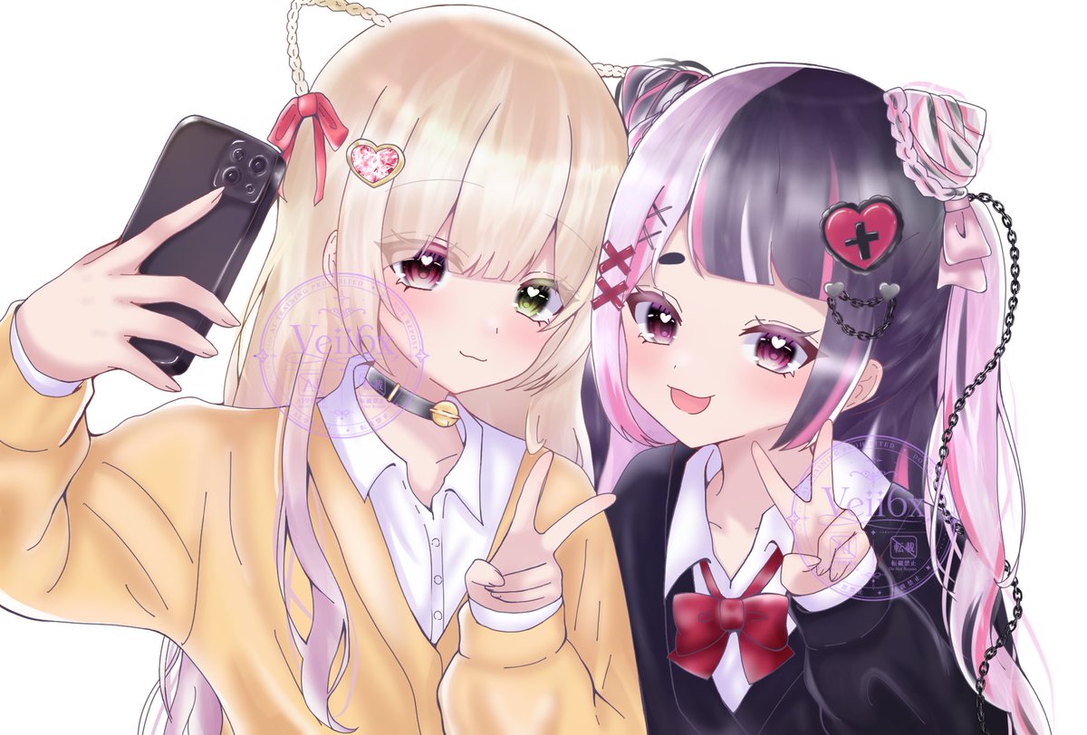 VeIi6x's tweet photo. 仲良しの絵師さんとの描き合いでした🌟 https://t.co/JAixiEzU3x