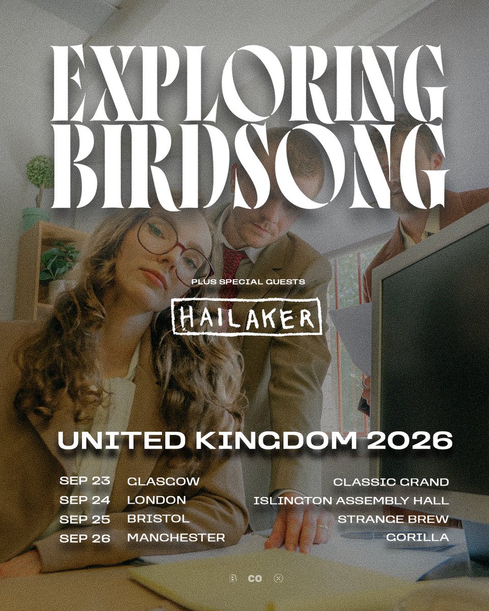 ExBirdsong's tweet photo. ‘Spy In The House Of Love’ - on the market, video live now

@hailaker added as special guests to our UK tour

Tickets, and pre-orders for ‘Every House We Built’ available now

https://t.co/ZLWTnDQlZM https://t.co/I8UPJSLg6X