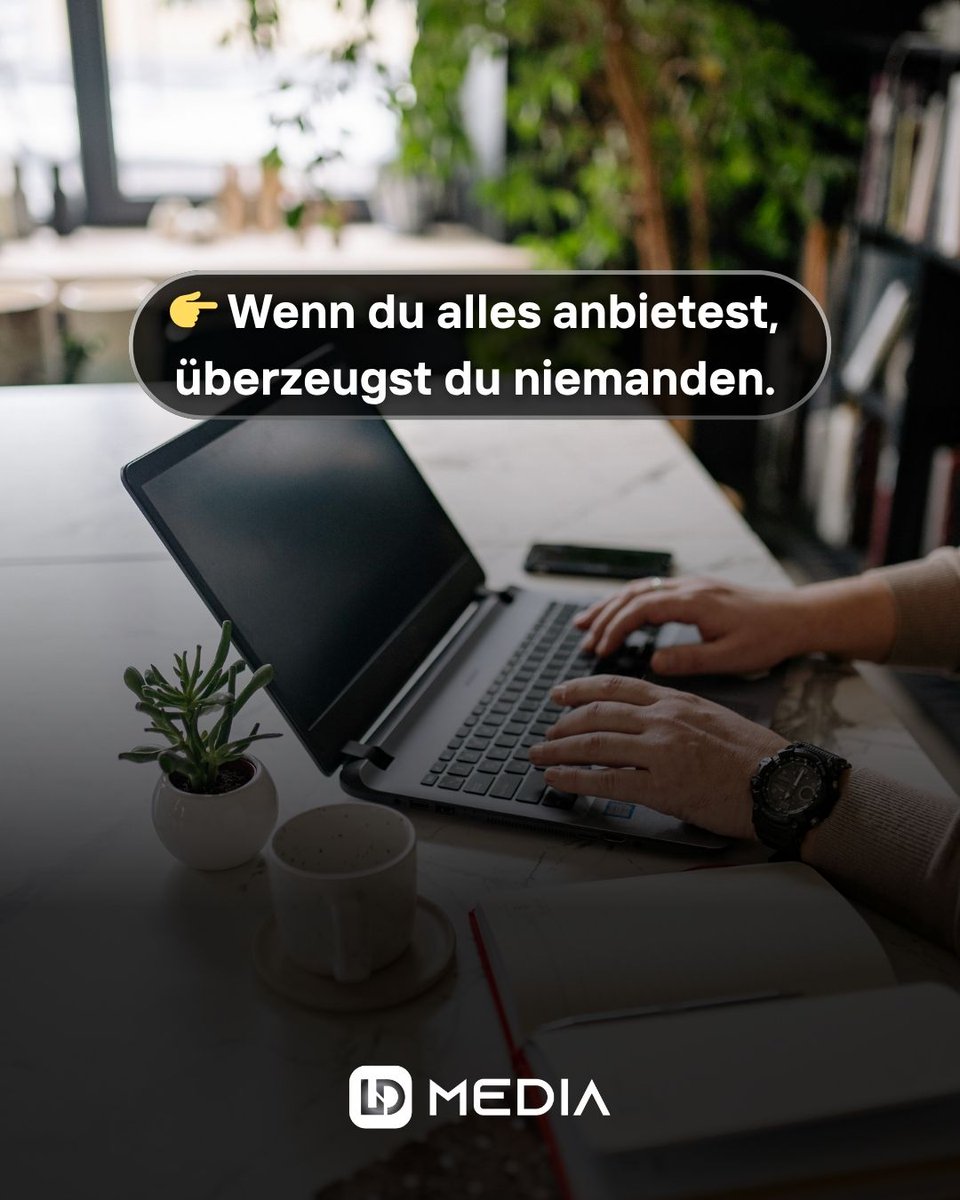 Luki_Di's tweet photo. 👉 Wenn du alles ansprichst, erreichst du niemanden.

Klare Botschaft = klare Ergebnisse.
💡 Positionierung verkauft.
👉 Für wen ist deine Website gemacht?

#positionierung #branding #zielgruppe #webdesign #onlinemarketing #ldmediasolutions https://t.co/sRUWIEzrd7