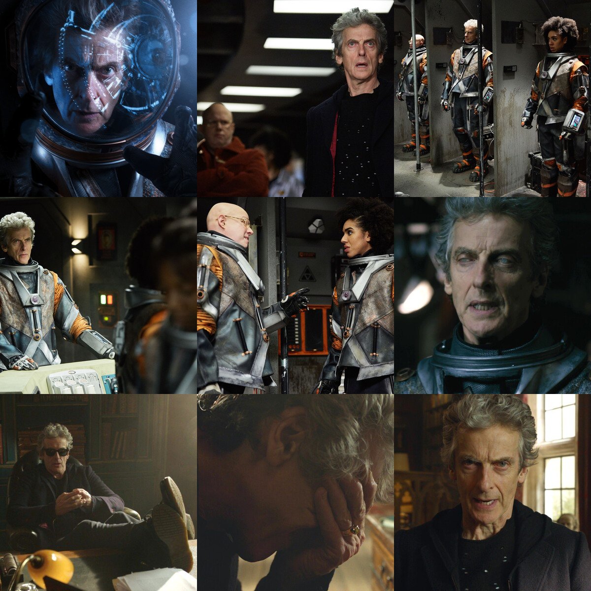 brinatello's tweet photo. #WaybackWednesday (May 13, 2017): The #DoctorWho episode, #Oxygen, aired. The #TwelfthDoctor (#PeterCapaldi) answers a distress call to a space station with no oxygen. With #BillPotts (#PearlMackie) and #Nardole (@RealMattLucas), they all discover a far more terrifying situation. https://t.co/nmFW69n8YT