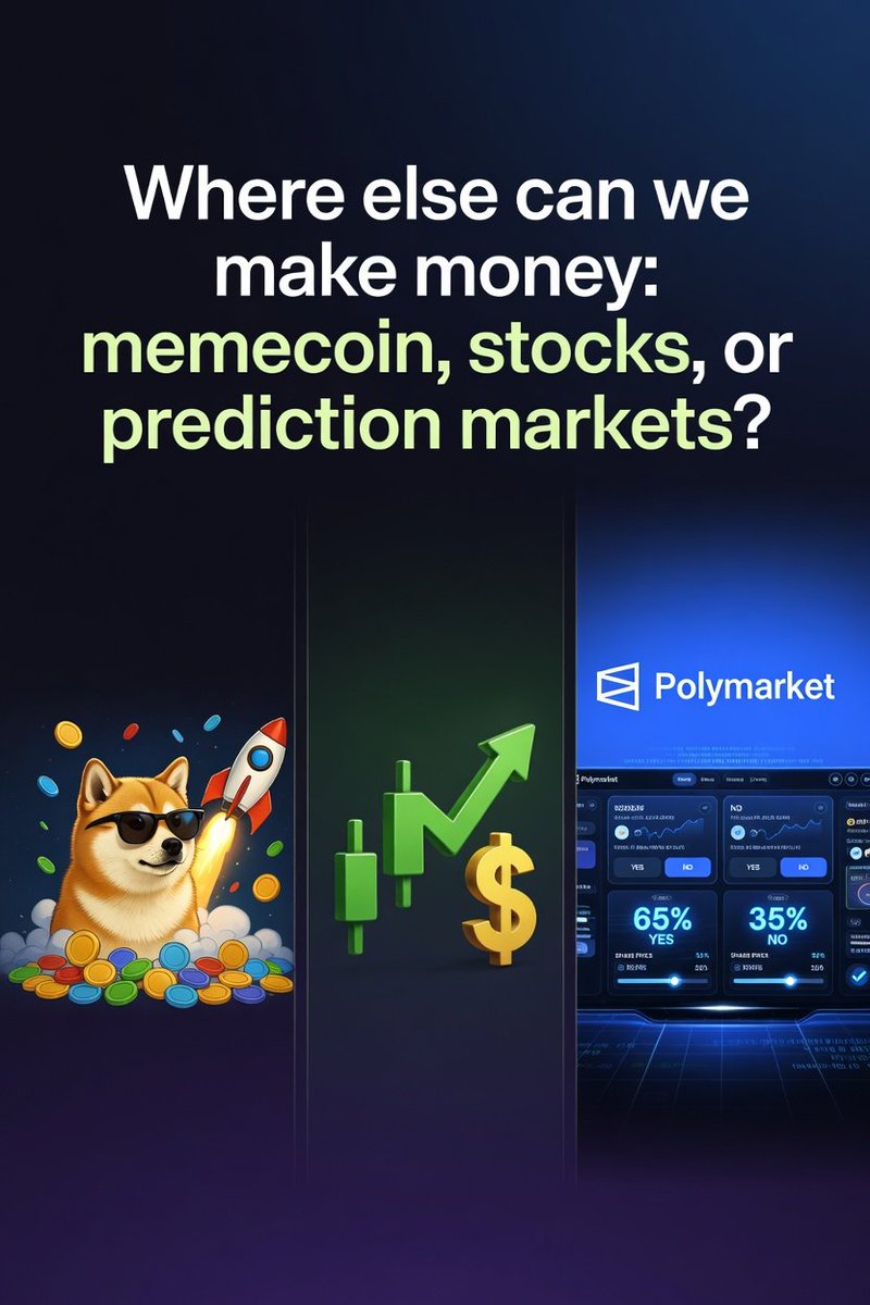 CryptoEra_X's tweet photo. There's enough liquidity in these areas for you to play, and you can still make money
 #memecoin, #stocks, or #PredictionMarket https://t.co/ByNsi8KgKG