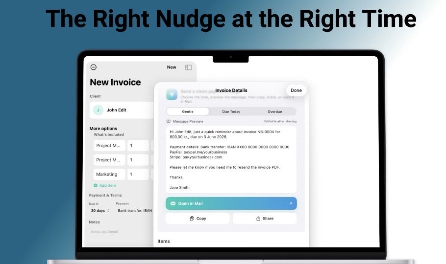 NiceSoftwareAs's tweet photo. NotaBill is now available on MacOS, optimized for desktop use as most prefer to desktop while invoicing. https://t.co/SpzU2u4cPb
.
#invoicing #freelancer #iosapp #nosubscription #onetimepayment https://t.co/2fMWn9Dguh