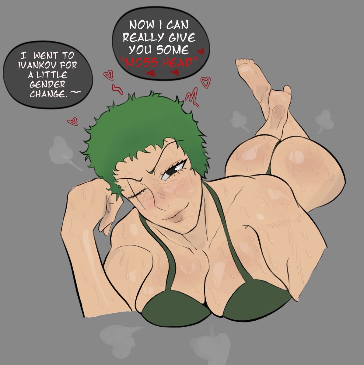 xin02077's tweet photo. Zoro gender swap.. 🥲✌️ https://t.co/51QLGwdDKz