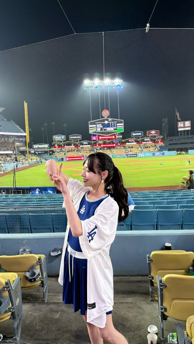 人生初ドジャーススタジアム🏟 大谷選手のタイムリーとフリーマン選手