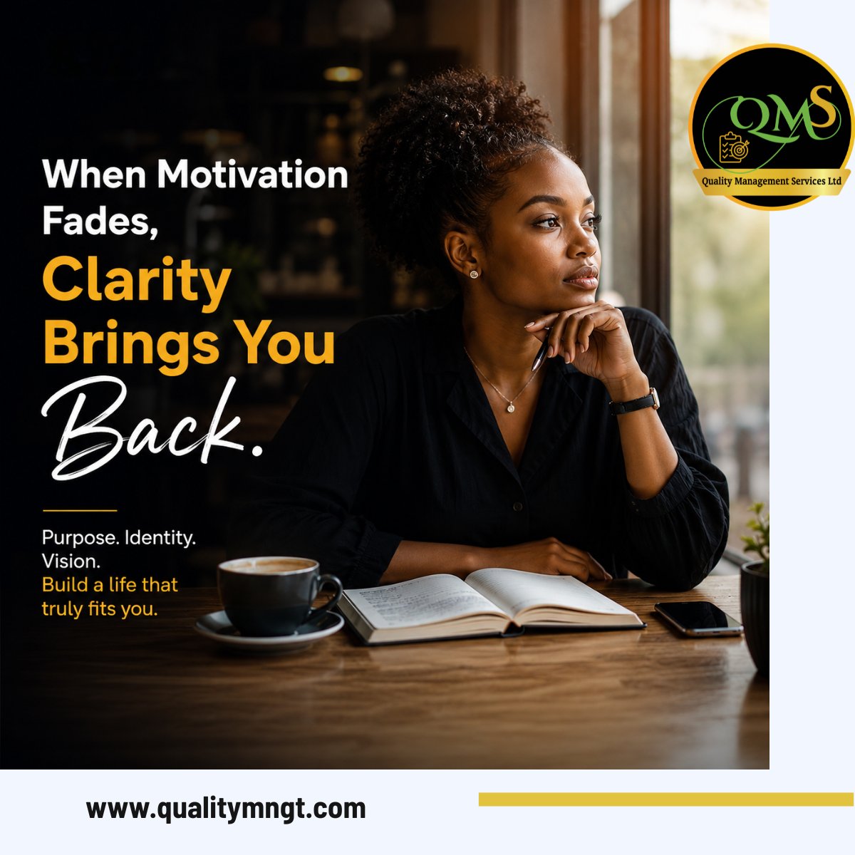 MgtQuality's tweet photo. Someone once told me during mentorship: “I don’t feel inspired anymore.” She had spent so much time making “safe” decisions, and following what looked successful that she lost track of her vision. Sometimes growth is not about doing more. It is about understanding who you are. https://t.co/nP1Mfd6ZUr