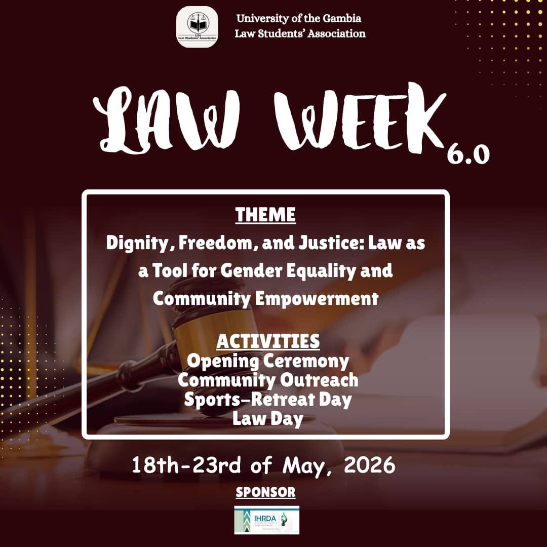 University of The Gambia Law Students’ Association tweet media
