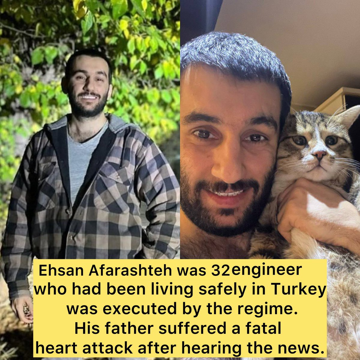 Mozho_M's tweet photo. 🚨Urgent 🚨Every execution in Iran is a murder of humanity. 🥀
The regime is hanging geniuses to save its dying tyranny. Each gallows kills an entire family and threatens world peace. This isn't just Iran's tragedy; it’s a global threat. Stop the "talks"help us dismantle this cancer once and for all.
#StopExecutionsInIran #FinishTheIslamicRepublic
#KingRezaPahlaviForIran
@potus
@realDonaldTrump
@netanyahu