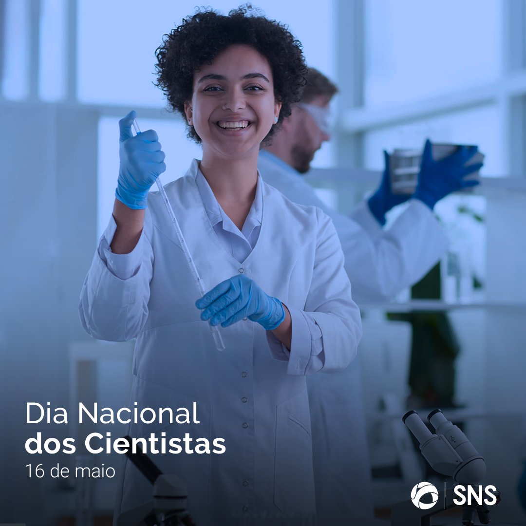 SNS_Portugal's tweet photo. Reconhecemos hoje o trabalho dos cientistas e das cientistas, e a importância da ciência para o desenvolvimento humano e social. #Saúde #SNS #Cientistas https://t.co/yER3NzOGZF