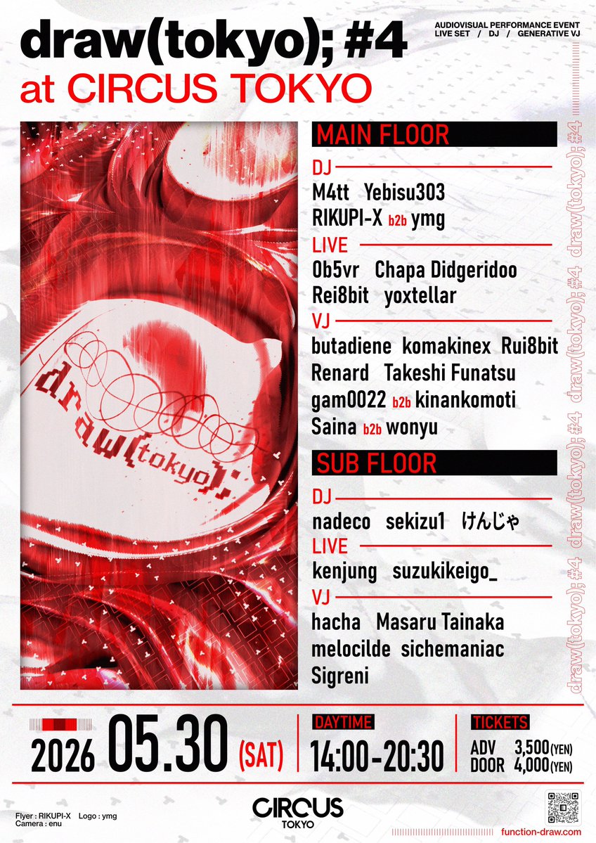 draw(); tweet media