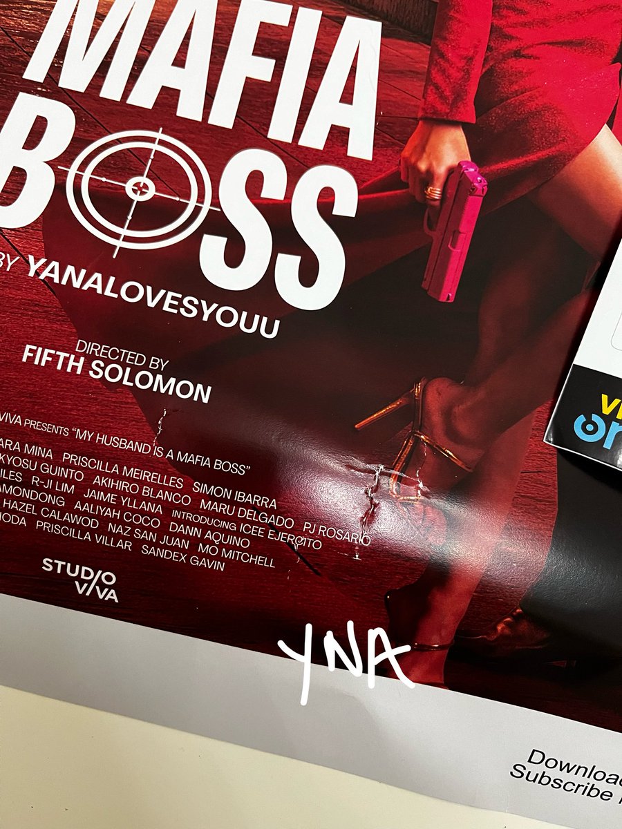 ynacsna's tweet photo. @luvusimp @realrhen Baka po gusto niyo—My Husband is A Mafia Boss - Viva One Poster  

Napalalunan ko po ‘to sa game nung nasa ‘Viva One The Next Fan Takeover’ ako (hindi kasi ako fan ng MHIAMB)

Benta ko na lang po ₱400, dahil may onting yupi na siya dahil sa pag-ka-keep sa kanya

📍Imus, Cavite https://t.co/GyeplsGYrS