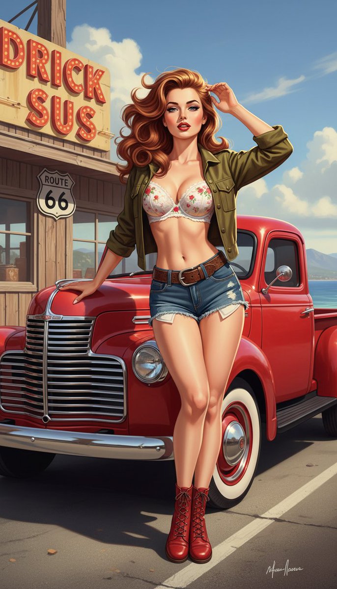 sophiasworld_17's tweet photo. Retro vibes and endless roads! 🚗☀️ A pit stop on the legendary Route 66 is an absolute must for the ultimate road trip. Vintage charm, a classic red pickup truck, and pure freedom. Where is your next trip taking you? ✨
#route66 #roadtrip #classiccar #redpickup https://t.co/9MqXK4PpRN