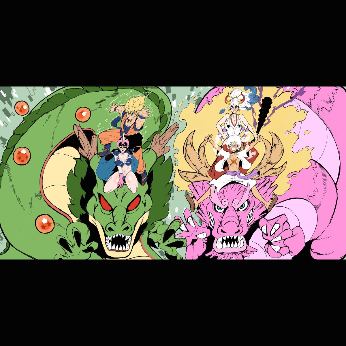 ddiguma's tweet photo. 나의 최애 팬아트

#dragonball #ONEPIECE〜 https://t.co/Hu6WXkaMcz