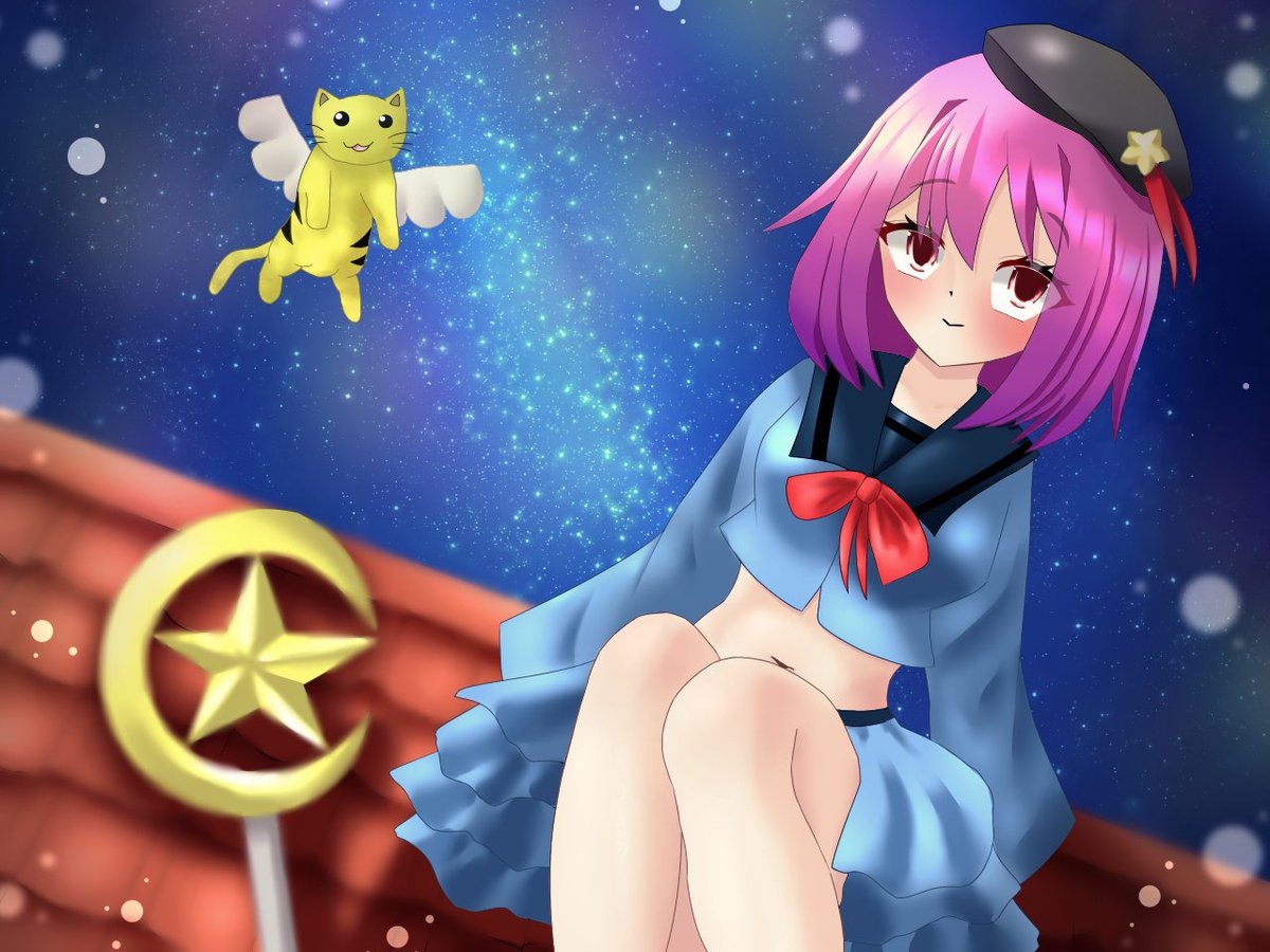 nasubigaharetu's tweet photo. #oc #一次創作 #イラスト 
#絵柄好みって人にフォローされたい 
魔法少女😉 https://t.co/zAjPPRkJ1I