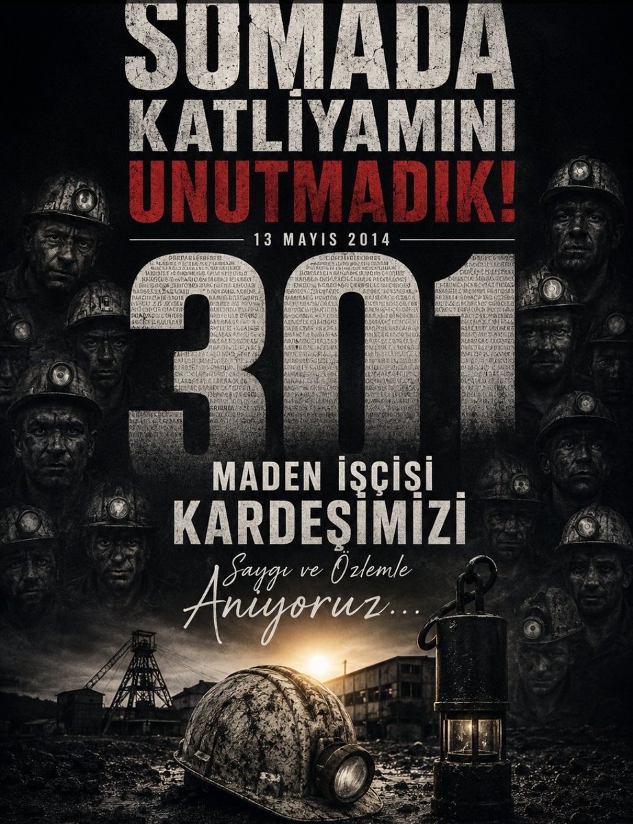 eylemgndz62's tweet photo. #301madenci
Bir çok ailenin canı gitti unutmadık unutmamalıyız https://t.co/WicBk2RCTB