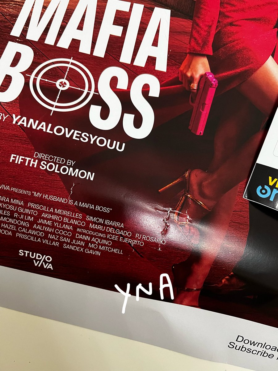ynacsna's tweet photo. @abeancax_ @realrhen Baka po gusto niyo ng My Husband is A Mafia Boss - Viva One Poster

Napalalunan ko po ‘to sa game nung nasa ‘Viva One The Next Fan Takeover’ ako (hindi kasi ako fan ng MHIAMB)

Benta ko na lang po ₱400, dahil may onting yupi na siya dahil sa pag-ka-keep sa kanya

📍Imus, Cavite https://t.co/fKTyy768vb