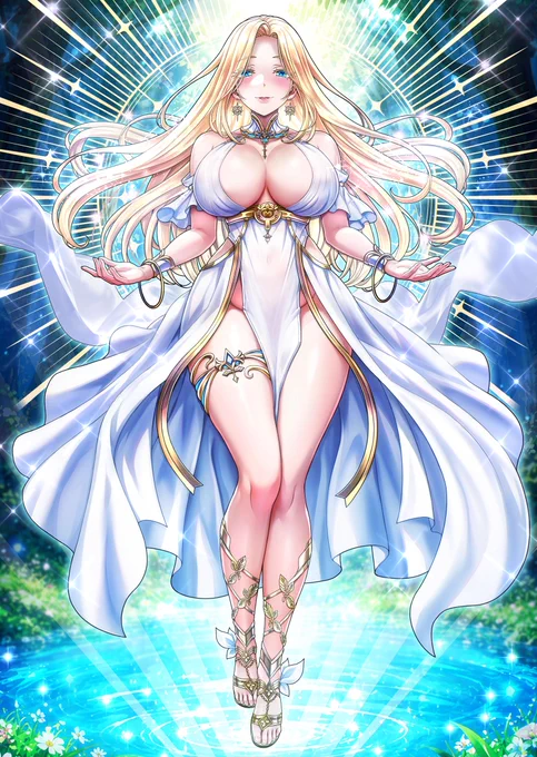 ニコニコ静画用に編集した健全版女神様