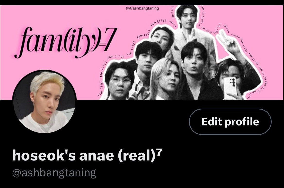 hoseok's anae (real)⁷ tweet media