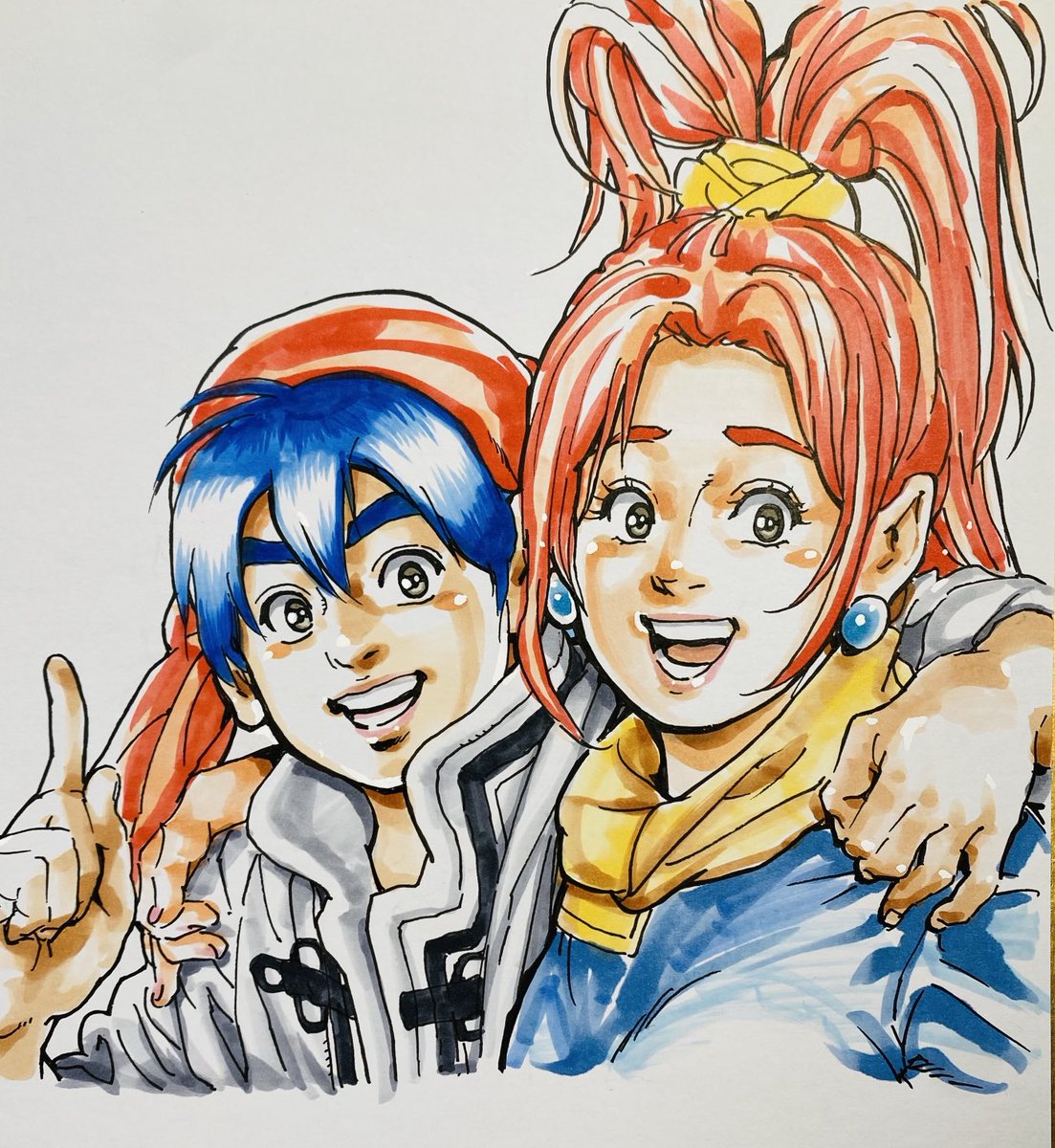 二人は仲良し♡✨✨ 以上、マオ＆メイリィ二連作でした