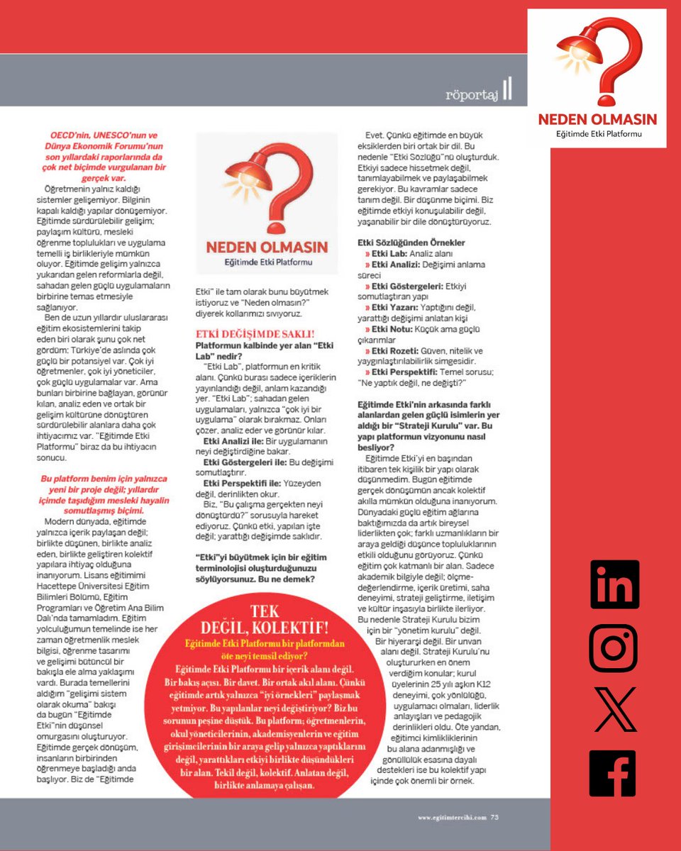 Eğitimde Etki Platformu tweet media