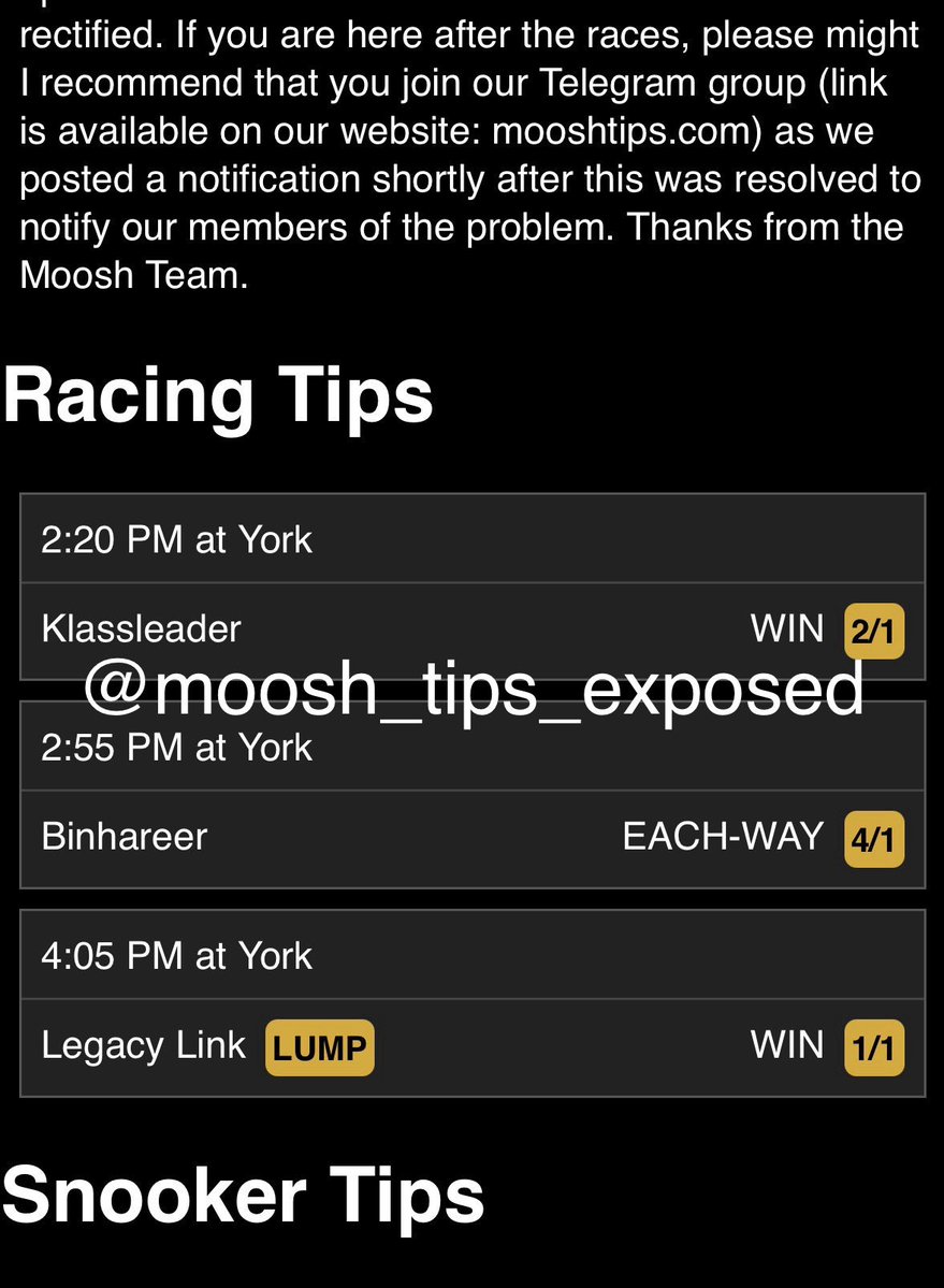 Dont join Moosh Tips tweet media