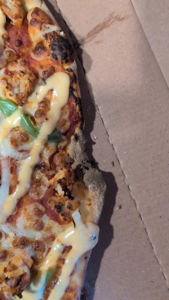 young_desii_'s tweet photo. Unacceptable service from @dominos today. I was delivered this clearly rotted pizza, and when I called to report it, the staff was extremely rude and treated me like I was the problem. Completely unacceptable.

​#Dominos #BadService #FoodSafety @Dominoselite
@dominos https://t.co/wDez4mAlDU