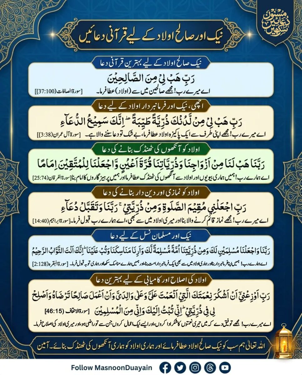 1fah3333's tweet photo. دعا رَبِّ أَوْزِعْنِي أَنْ أَشْكُرَ نِعْمَتَكَ الَّتِي أَنْعَمْتَ عَلَيَّ وَعَلَىٰ وَالِدَيَّ وَأَنْ أَعْمَلَ صَالِحًا تَرْضَاهُ وَأَصْلِحْ لِي فِي ذُرِّيَّتِي ۖ إِنِّي تُبْتُ إِلَيْكَ وَإِنِّي مِنَ الْمُسْلِمِينَ #راحة_نفسية
#توكلت_على_الله
#اللهم_فرج_همومنا https://t.co/7Y1TymEVaa