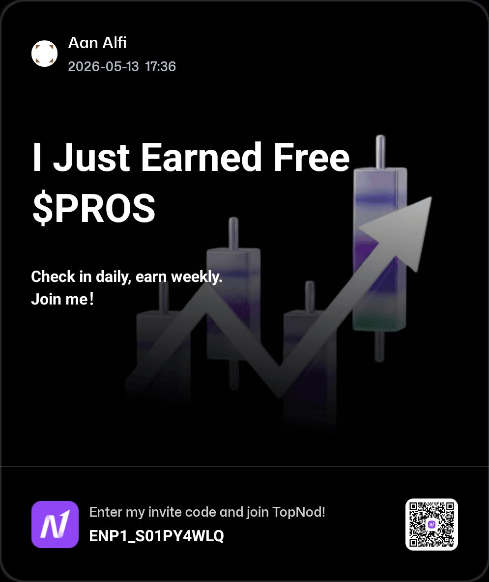 MawangShop's tweet photo. Just joined TopNod Energy Park ⚡️
Simple tasks → earn Energy → share weekly $PROS rewards.
The more people join, the bigger the reward pool 
Worth a try！
#topnodenergy
https://t.co/8t3zNC0iYG https://t.co/kIRB0r0dcY