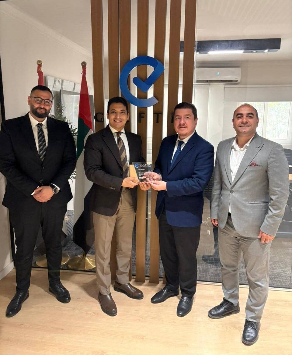 gulfticgroup's tweet photo. تشرفنا اليوم باستقبال فضيلة الشيخ توماش ميسكيفيش، مفتي جمهورية بولندا ورئيس المجلس الأعلى للاتحاد الديني الإسلامي في بولندا، بمقر شركة جلف تك سرتيفكيشن بجمهورية مصر العربية.
#Gulftic #جلف_تك #quality #certificate #شهادات_الحلال https://t.co/CiftgCP385