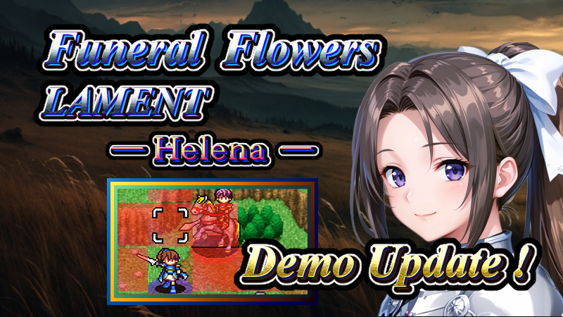 kisekikobo's tweet photo. 本格SRPG『Funeral Flowers Lament: Helena』
ふりーむ！での審査が完了しました！✨

現在、第6章まで遊べる【体験版ver1.10】がダウンロード可能です！

ver0.10をプレイされた方は、Saveデータを移行することで続きからプレイ可能です！
ぜひチェックし���みてください！

👇DLリンクはリプライ欄 https://t.co/qMwtwnKll4