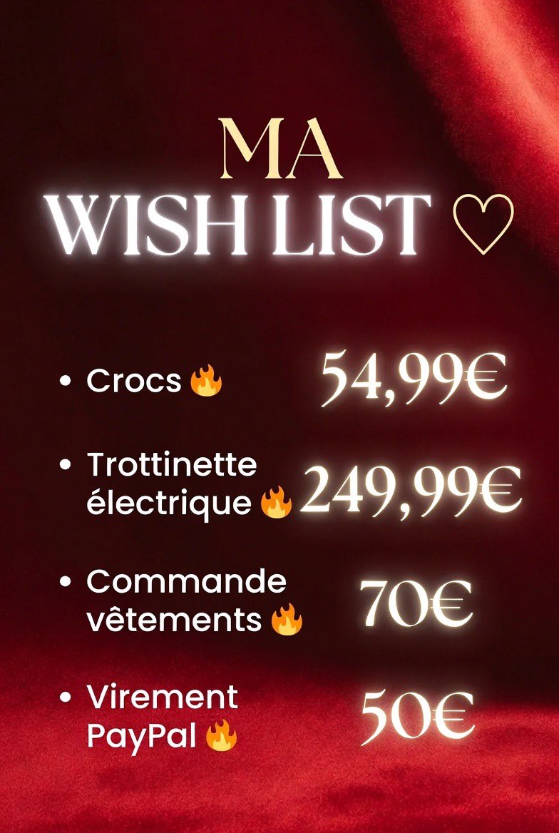 Lyaaa_9's tweet photo. voici ma wishlist 🤗🤗🤗

#paypig #moneyslave #moneyslavefr #findom #domina #rtslave #atm https://t.co/csQAY7yJ6b