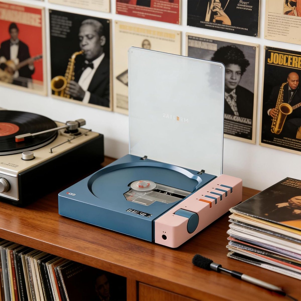 SAKIDORI_PR's tweet photo. レトロなデザインのポータブルCDプレイヤー。ウッドも良いけど、ポップなピンクも部屋のアクセントになって良いかもしれない🧐

↓詳細はこちら
https://t.co/IlOsowMfxX #ad https://t.co/6WMFRt6QFb