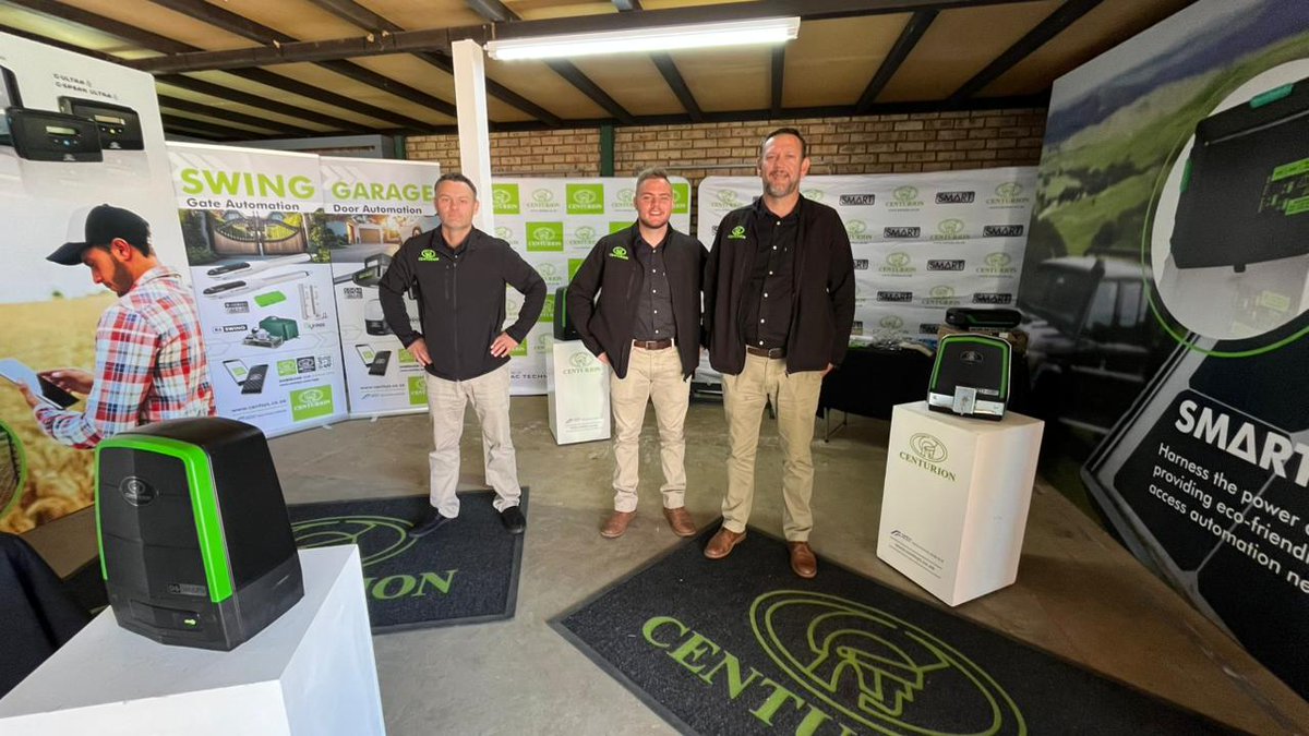 askCenturion's tweet photo. The team from Centurion Systems is having an incredible time connecting with visitors, installers, farmers, security professionals and industry partners at the NAMPO Harvest Day. Be sure to visit us at NAMPO Harvest Day Stand 15 Bosch Hall. We look forward to seeing you there. https://t.co/gpuh4VLkpa