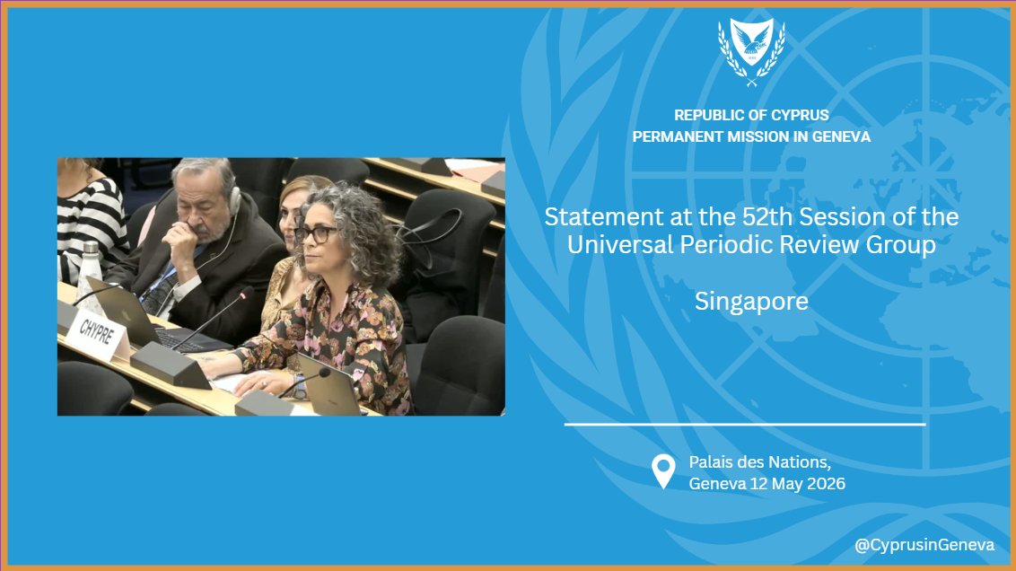 Cyprus Mission in Geneva 🇨🇾 🇺🇳 tweet media