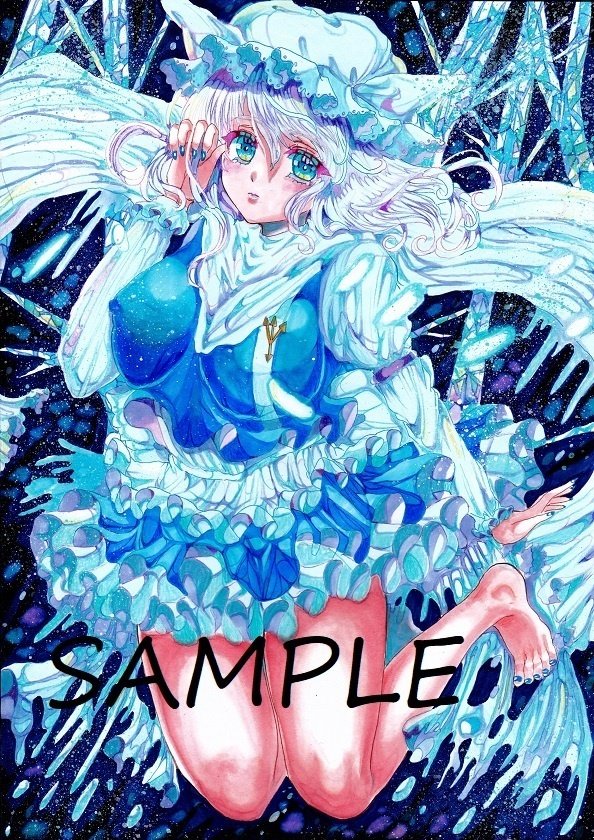 ヤフオクに手描きイラスト出品しました🎨今回は、二次創作。東方