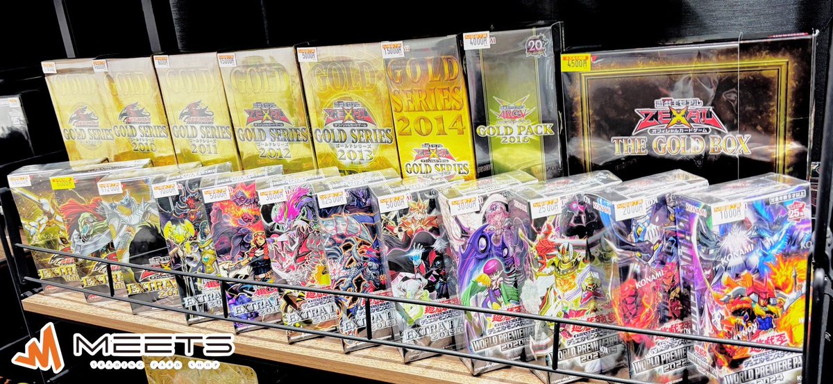 遊戯王販売情報📣🏜 ✨️未開封BOX一部新展開完了✨️ レジ後方の棚に