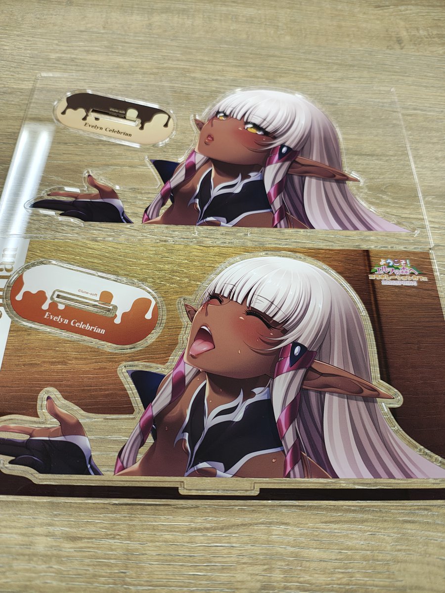 ようこそ！エルフの森へ　コラボカフェ限定枠付きアクリルスタンド　エルダ ようこそ！エルフの森へ エルダ コラボカフェ限定枠付きアクリル