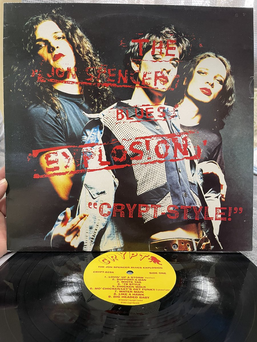 THE JON SPENCER BLUES EXPLOSION / CRYPT-STYLE 92年加盤レコード