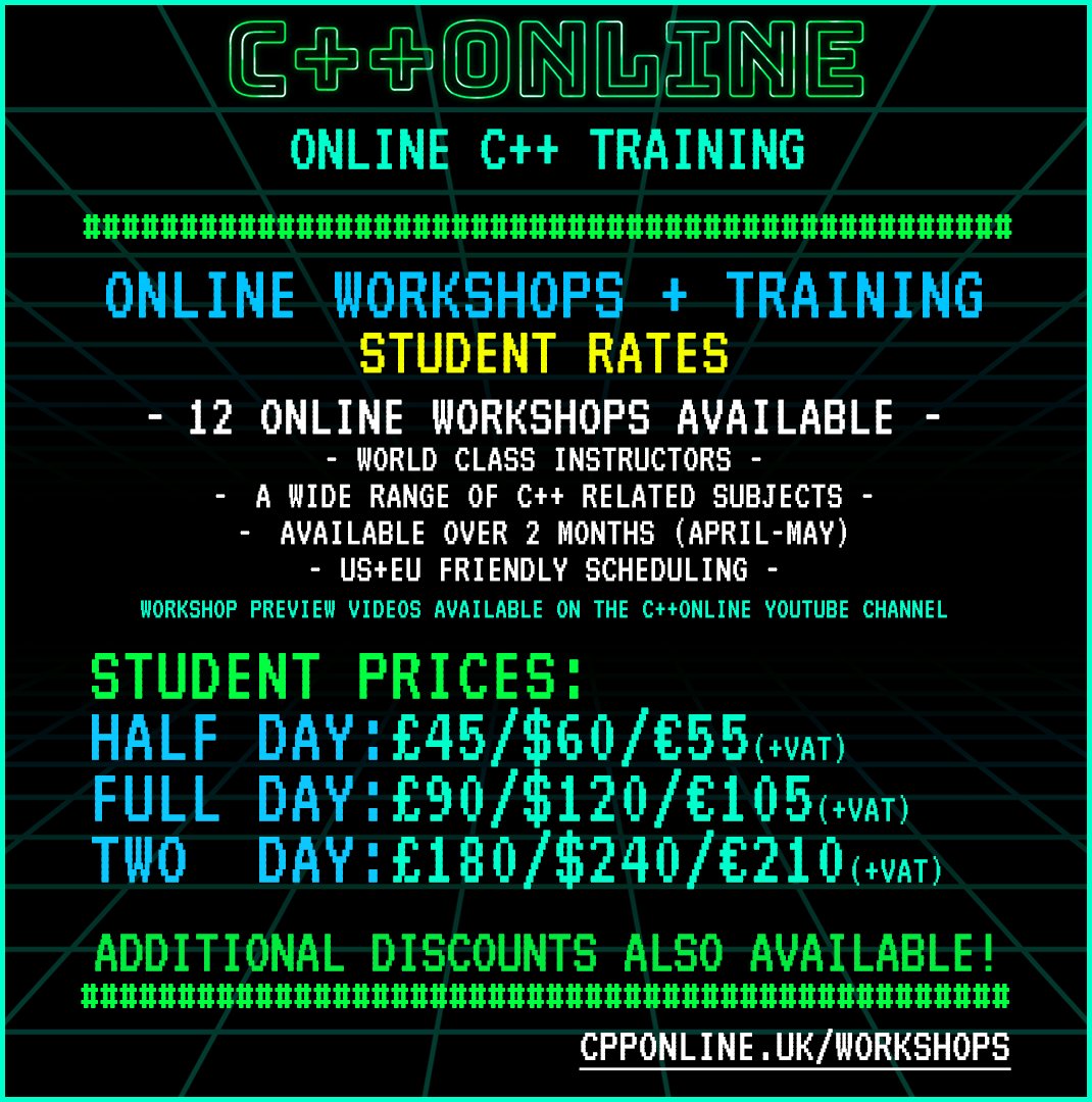 CppOnline tweet media